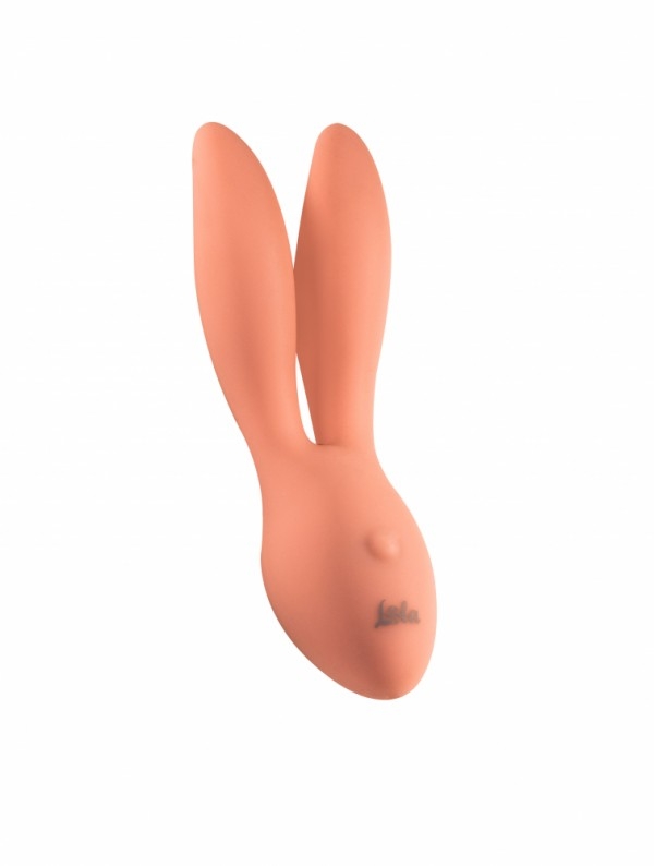 Вибратор в виде зайки &quot;Shape of Water Flake&quot; супер мощный, персиковый 